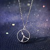 Alloy Crystal Rhinestone Ring with Constellation Pendant Necklaces FS-WG797BF-06-1