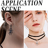 SUNNYCLUE 20Pcs 2 Colors Zinc Alloy Pendants with Plastic Beads FIND-SC0012-63-5
