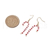Glass Dangle Earrings EJEW-JE06043-3