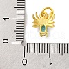 Rack Plating Brass Micro Pave Cubic Zirconia Charms KK-F881-02G-02-3