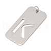 304 Stainless Steel Pendants STAS-M115-01P-K-2