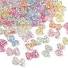 UV Plating Transparent Acrylic Beads MACR-L007-04B-1