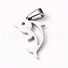 Tarnish Resistant 304 Stainless Steel Pendants STAS-D019-02P-1