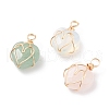 Natural & Synthetic Gemstone Pendants PALLOY-JF01619-1