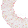 2 Yards Polyester Embroidery Strawberry & Flower Lace Ribbon OCOR-WH0100-55-1