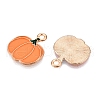 Thanksgiving Day Theme Alloy Enamel Pendants ENAM-T020-35N-2