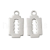 304 Stainless Steel Charms STAS-L080-460P-1