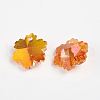 Faceted K9 Glass Charms EGLA-P026-F04-2