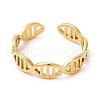 Ion Plating(IP) 201 Stainless Steel Ring X-RJEW-E063-01G-2