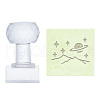 Clear Acrylic Soap Stamps DIY-WH0437-005-1