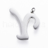 Tarnish Resistant 304 Stainless Steel Pendants STAS-F129-Y-P-2