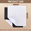 CRASPIRE 6 Sheets 2 Colors Linen Book Covers DIY-CP0010-65-2
