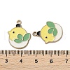 Alloy Enamel Pendants FIND-O003-03G-3