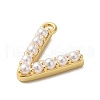 Plastic Imitation Pearl Pendants KK-P230-17G-V-2