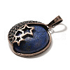 Dyed Natural Lapis Lazuli Pendants G-P560-01R-05-2