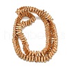 Electroplated Natural Lava Rock Beads Strands G-I360-H01-02-2