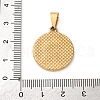 201 Stainless Steel Pendants STAS-C130-07G-3