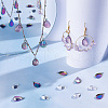   DIY Blank Teardrop Pendant Making Kits DIY-PH0021-48-5