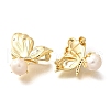Butterfly Brass Micro Pave Cubic Zirconia Brooches for Women JEWB-N001-18G-2