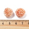 Synthetic Shell Dyed Carved Beads SHEL-U001-04-3