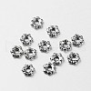 Tibetan Style Alloy Flower Spacer Beads X-TIBEB-O004-19-1