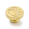 Wax Seal Brass Stamp Head AJEW-G056-01Q-3