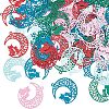 Unicraftale 70Pcs 5 Colors 430 Stainless Steel Kitten Pendants STAS-UN0027-01-1