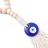 Wood Beads Hanging Ornaments HJEW-JM03312-5