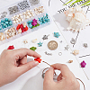   DIY Synthetic Turquoise Bracelet Necklace Making Kit DIY-PH0022-47-3