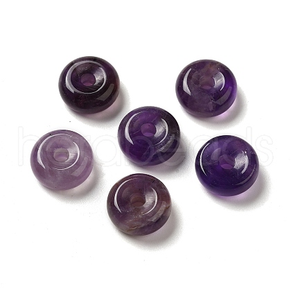 Natural Amethyst European Pendants G-M397-01C-1
