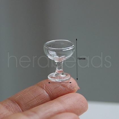 Glass Cups Miniature Ornaments MIMO-PW0001-149B-1