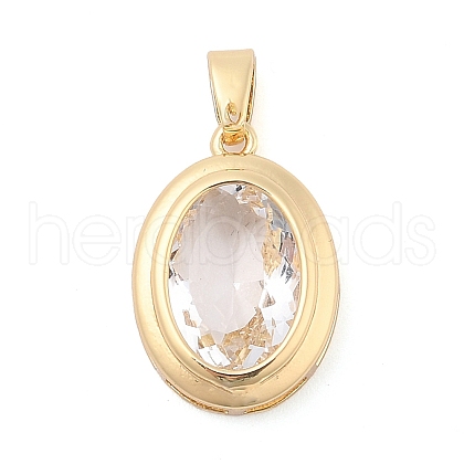 Rack Plating Brass Pendants KK-I710-08A-1