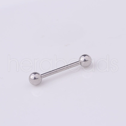 316 Surgical Stainless Steel Tongue Rings WGF0CE1-01-1