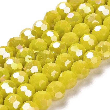 Opaque Glass Beads Stands EGLA-A035-P8mm-B04-1