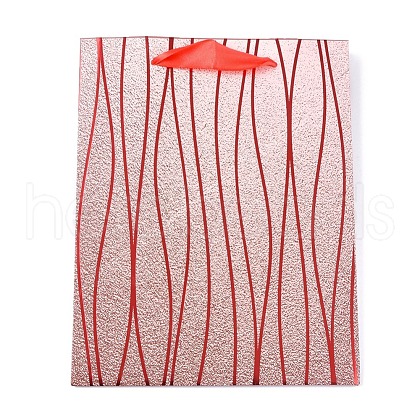Single Side Hot Stamping Paper Bags CARB-WH0009-06F-1