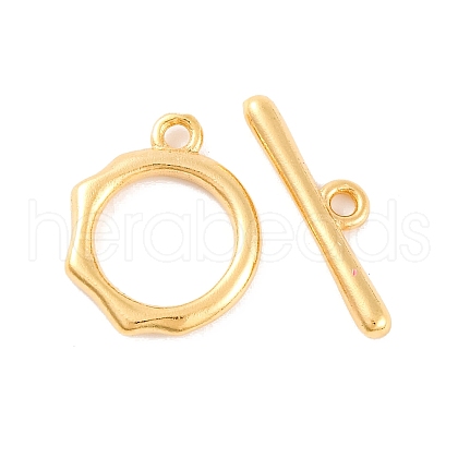 Brass Toggle Clasps KK-U024-02G-1