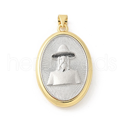 Brass Pendants KK-P294-10G-G-1
