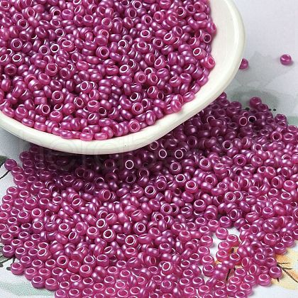 Baking Paint Glass Seed Beads SEED-P006-03A-07-1