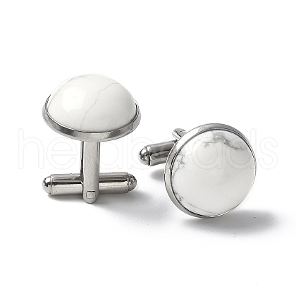 304 Stainless Steel Cuff Buttons G-C185-02P-35-1