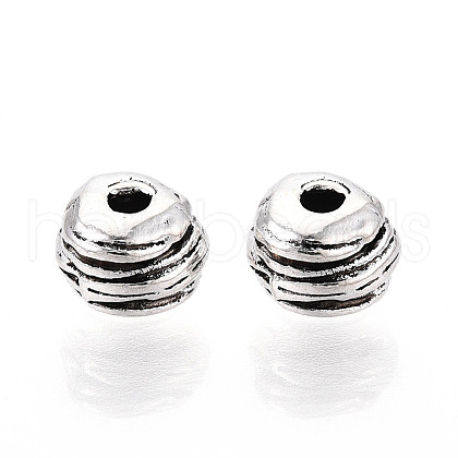 Tibetan Style Alloy Beads TIBE-N013-12AS-1
