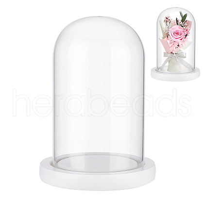 Glass Dome Cover DJEW-WH0015-100B-1