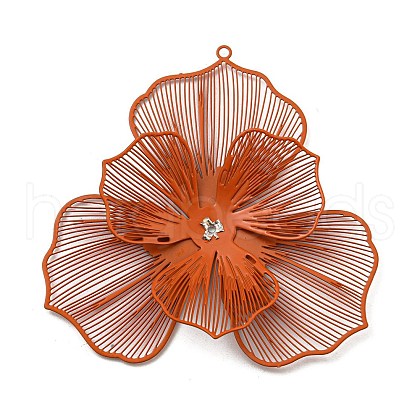 Spray Printed 430 Stainless Steel Big Pendants STAS-P359-02A-1