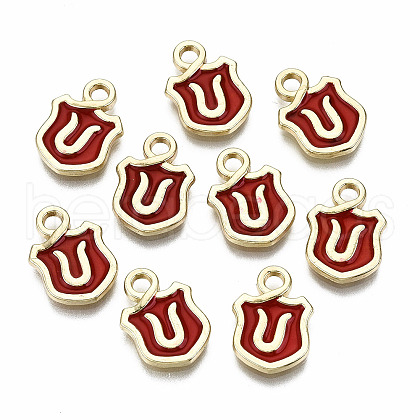 Alloy Enamel Charms ENAM-T012-03U-RS-1