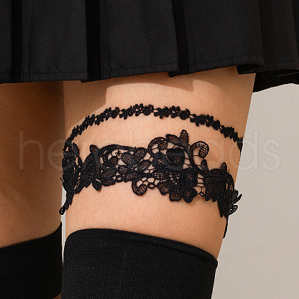 Flower Lace Elastic Leg Body Chains WGB1952-08-1