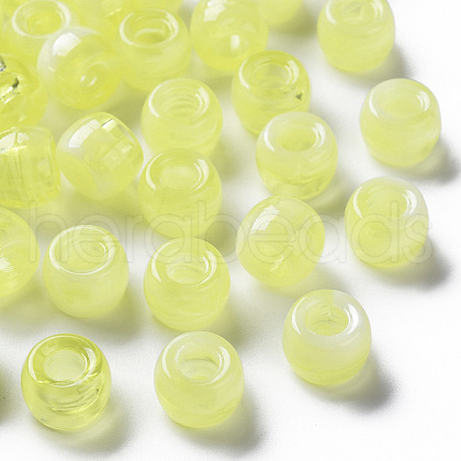 Acrylic European Beads MACR-S375-002A-08-1