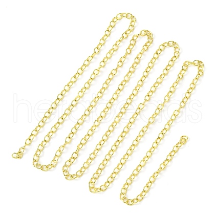 Rack Plating Brass Cable Chains CHC-G021-01G-1