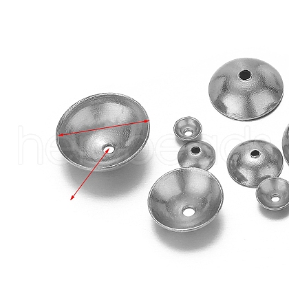 Non-Tarnish Stainless Steel Bead Cone PW-WG52142-07-1