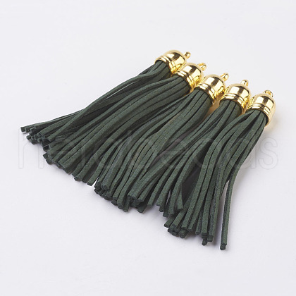 Faux Suede Tassel Pendant Decorations FIND-T003-A38-1