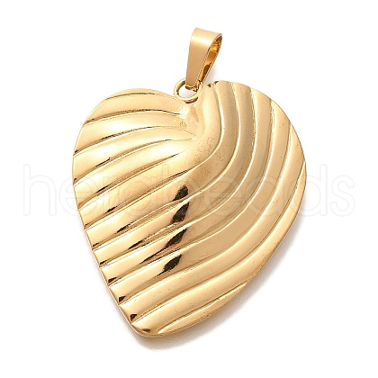 PVD Vacuum Plating 304 Stainless Steel Pendants STAS-U035-45G-01-1