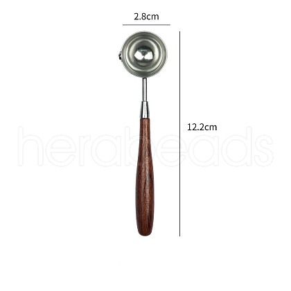 Stainless Steel Wax Sealing Stamp Melting Spoon PW-WG40451-01-1